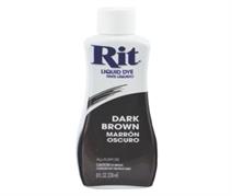 Rit Fabric Liquid Dye All-Purpose 8Oz (236Ml) - dark brown